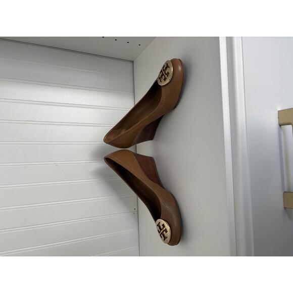 Tory Burch Brown Sally Wedges - Size 7.5 - Picture 2 of 5